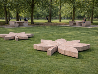 S&Uuml;RD&Uuml;R&Uuml;LEBİLİR KENT MOBİLYASI DOĞALTAŞ BAZALT ANDEZİT